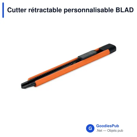 Cutter rétractable personnalisable BLADE avec logo