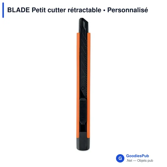Cutter rétractable personnalisable BLADE avec logo - Image 2
