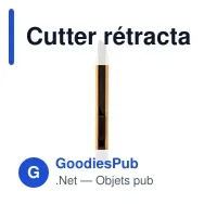 Cutter rétractable personnalisable BLADE avec logo - Miniature 11