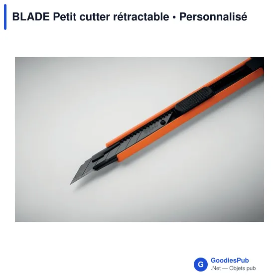 Cutter rétractable personnalisable BLADE avec logo - Image 5