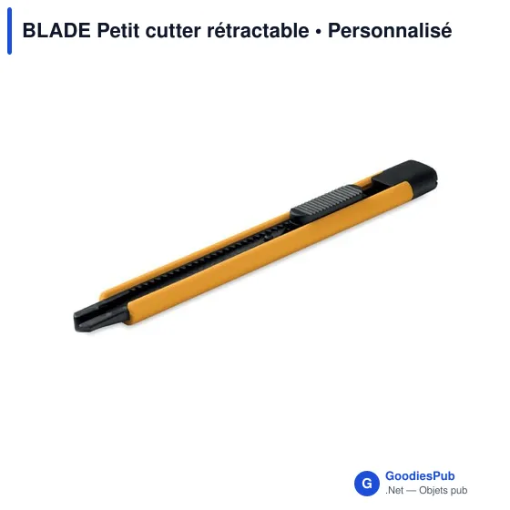 Cutter rétractable personnalisable BLADE avec logo - Image 10
