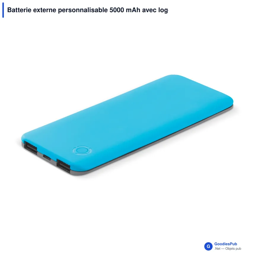 Batterie externe personnalisable 5000 mAh avec logo - Blade - Image 2