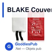 BLAKE Couverture anti -feu 100x95cm - Miniature 3