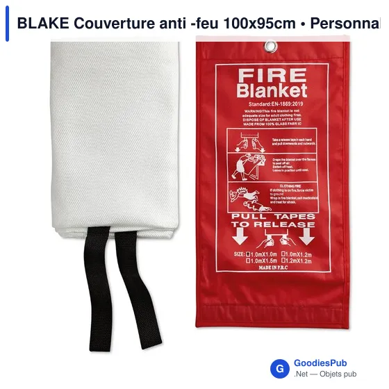 BLAKE Couverture anti -feu 100x95cm - Image 3