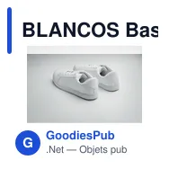 BLANCOS Baskets en PU Taille 37 - Miniature 4