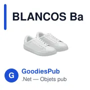 BLANCOS Baskets en PU Taille 40 - Miniature 1