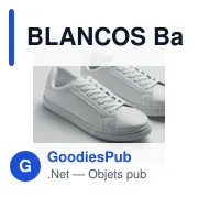 BLANCOS Baskets en PU Taille 42 - Miniature 2