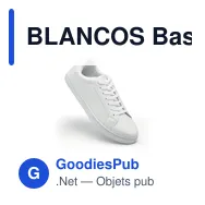 BLANCOS Baskets en PU Taille 43 - Miniature 2