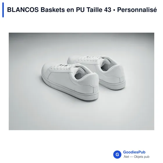 BLANCOS Baskets en PU Taille 43 - Image 3