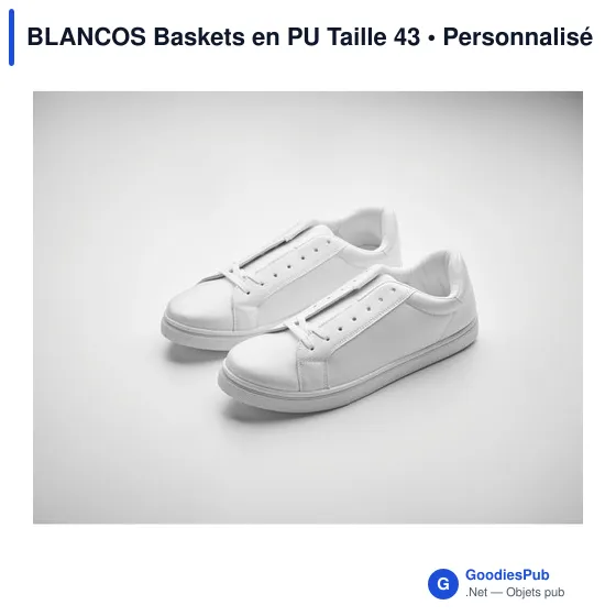 BLANCOS Baskets en PU Taille 43 - Image 6