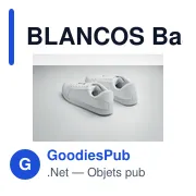 BLANCOS Baskets en PU Taille 44 - Miniature 3
