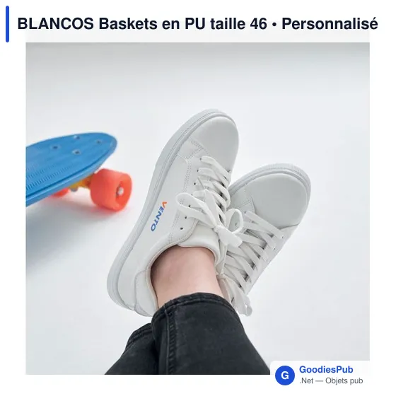 BLANCOS Baskets en PU taille 46 - Image 6