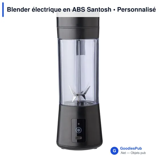 Blender électrique personnalisable Santosh avec logo - Image 1