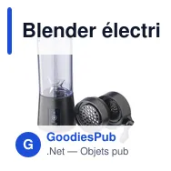 Blender électrique personnalisable Santosh avec logo - Miniature 5