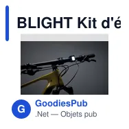 BLIGHT Kit d'éclairage pour vélo - Miniature 3