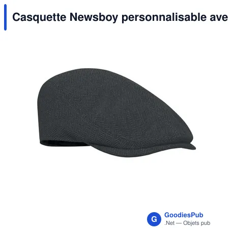 Casquette Newsboy personnalisable avec logo - BLIND PEAK