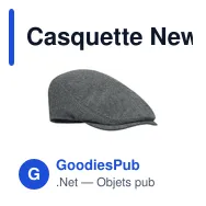Casquette Newsboy personnalisable avec logo - BLIND PEAK - Miniature 8