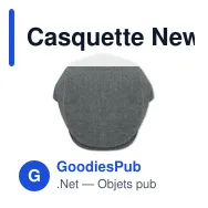 Casquette Newsboy personnalisable avec logo - BLIND PEAK - Miniature 9