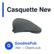 Casquette Newsboy personnalisable avec logo - BLIND PEAK - Miniature 10