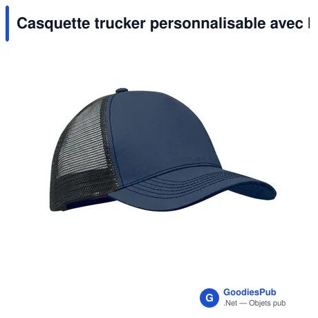 Casquette trucker personnalisable avec logo - BLIST