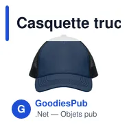 Casquette trucker personnalisable avec logo - BLIST - Miniature 2