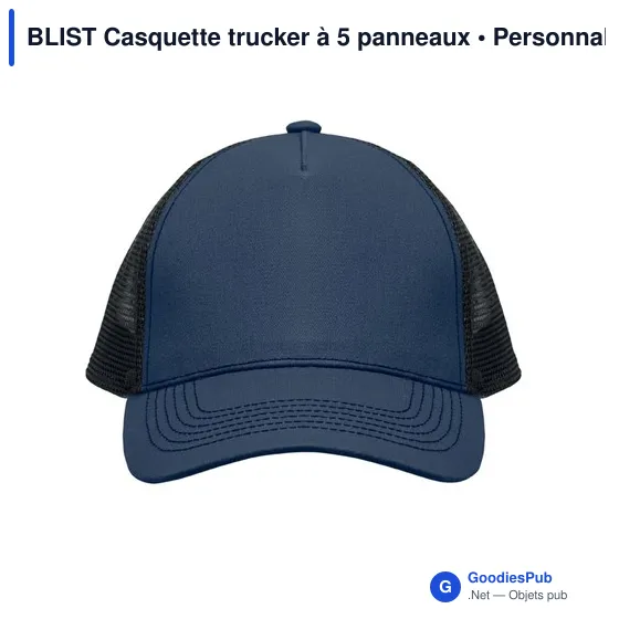 Casquette trucker personnalisable avec logo - BLIST - Image 2