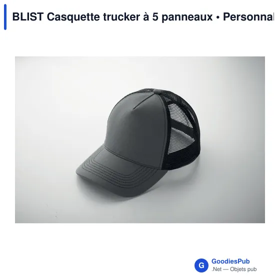 Casquette trucker personnalisable avec logo - BLIST - Image 11