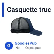 Casquette trucker personnalisable avec logo - BLIST - Miniature 3