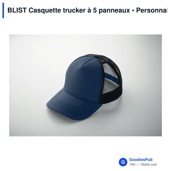 Casquette trucker personnalisable avec logo - BLIST - Image 5