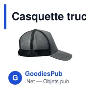 Casquette trucker personnalisable avec logo - BLIST - Miniature 8