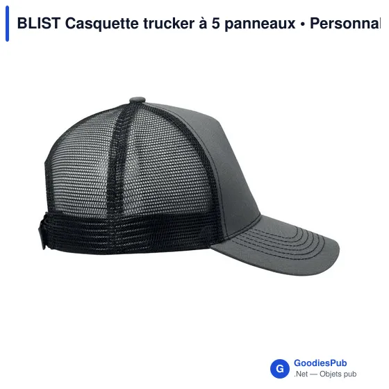 Casquette trucker personnalisable avec logo - BLIST - Image 8
