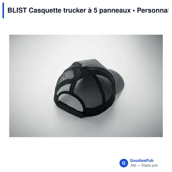 Casquette trucker personnalisable avec logo - BLIST - Image 10