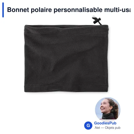 Bonnet polaire personnalisable multi-usages avec logo - BLIZZARD RPET
