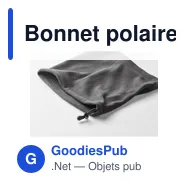 Bonnet polaire personnalisable multi-usages avec logo - BLIZZARD RPET - Miniature 12