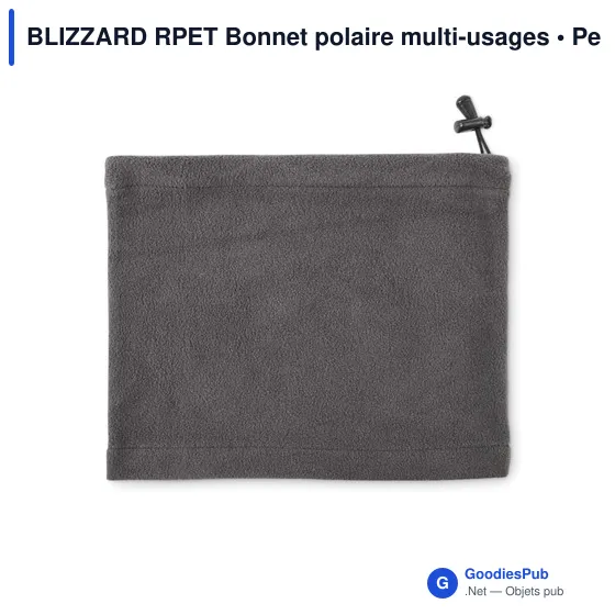 Bonnet polaire personnalisable multi-usages avec logo - BLIZZARD RPET - Image 9