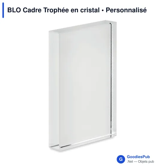 BLO Cadre Trophée en cristal - Image 3