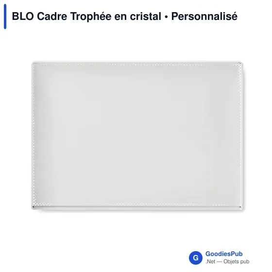 BLO Cadre Trophée en cristal - Image 4
