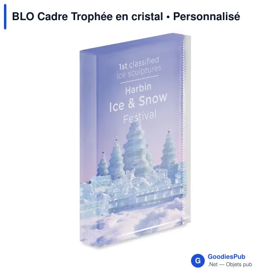 BLO Cadre Trophée en cristal - Image 6