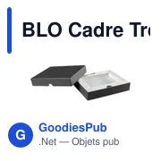 BLO Cadre Trophée en cristal - Miniature 7