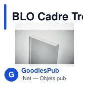 BLO Cadre Trophée en cristal - Miniature 8