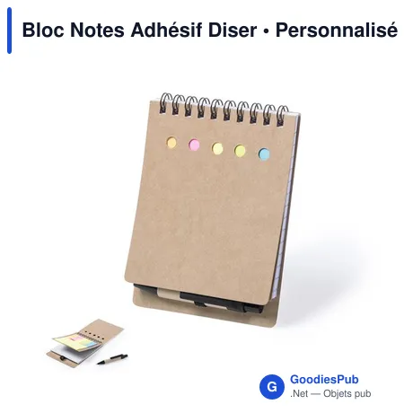 Bloc Notes Adhésif Diser