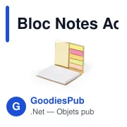 Bloc Notes Adhésif Oresten - Miniature 1