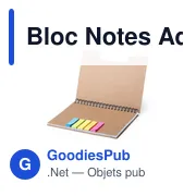 Bloc Notes Adhésif personnalisable Tiblan avec logo - Miniature 5