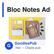 Bloc Notes Adhésif personnalisable Tiblan avec logo - Miniature 7