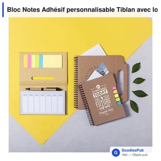 Bloc Notes Adhésif personnalisable Tiblan avec logo - Image 7