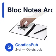 Bloc Notes Ardoise Komar - Miniature 3