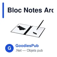 Bloc Notes Ardoise Komar - Miniature 4