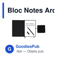 Bloc Notes Ardoise Kudar - Miniature 4