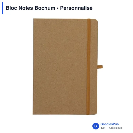 Bloc Notes personnalisable Bochum avec logo - Papeterie écologique - Image 11