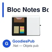 Bloc Notes personnalisable Bochum avec logo - Papeterie écologique - Miniature 4